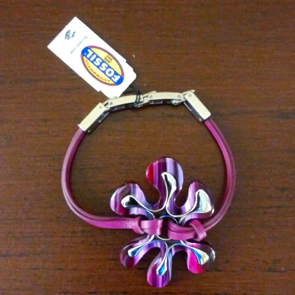 Purple Fossil Bracelet